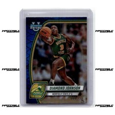 2024-25 Bowman U Chrome - Blue Reptilian #86 Diamond Johnson Rookie /150