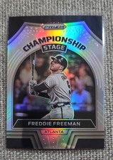2022 Panini Prizm - Championship Stage Freddie Freeman #CS-2 Silver Prizm
