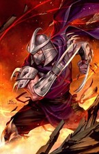 TEENAGE MUTANT NINJA TURTLES: THE SHREDDER VYNIL STICKER 3X2