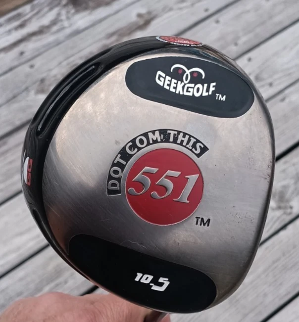 GEEKGOLF 551 ドライバー 10.5° DOT COM THIS　THE HOT VERSIONⅡ FLEX R 中古 ギ―クゴルフ 苫小牧西店 Custom-Built Geek Golf Dot-Com-This 551 Japan Hot Version Titanium