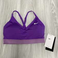 Nike Light Support Indy Purple Bra Sports Athletic Bra Size Small BNWT PP
