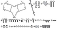 Seitlicher KofferträGer Givi PL9050 FüR Monokey/Retrofit Royal Enfield Himalayan