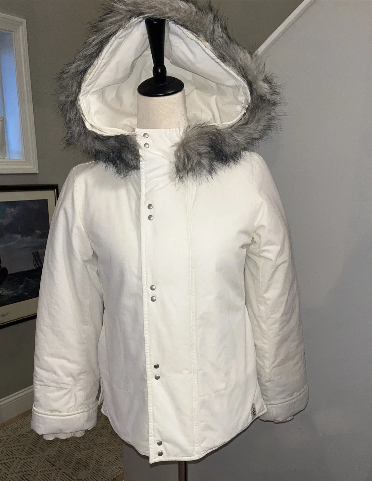 NAUTICA Ski/Hike/Snowboard Parka Faux‑Fur Hood Detachable Size X-Small