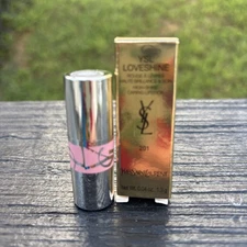 Yves Saint Laurent LoveShine Mini Lipstick 201 Rosewood Blush .04oz 1.3g NIB