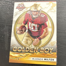 Topps 2022 Bowman University Golden Boy McKenzie Milton GB-11 Football Insert