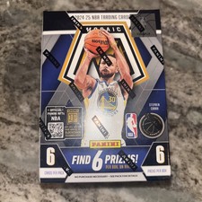 2024-25 Panini Mosaic Basketball Factory Sealed 6 Pack Blaster Box 36 Cards
