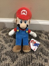 Mario Plush Toy 10" Nintendo 2017 Super Mario Bros
