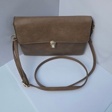 Brown Crossbody Bag Unbranded Medium Faux Leather Adjustable Strap Leopard