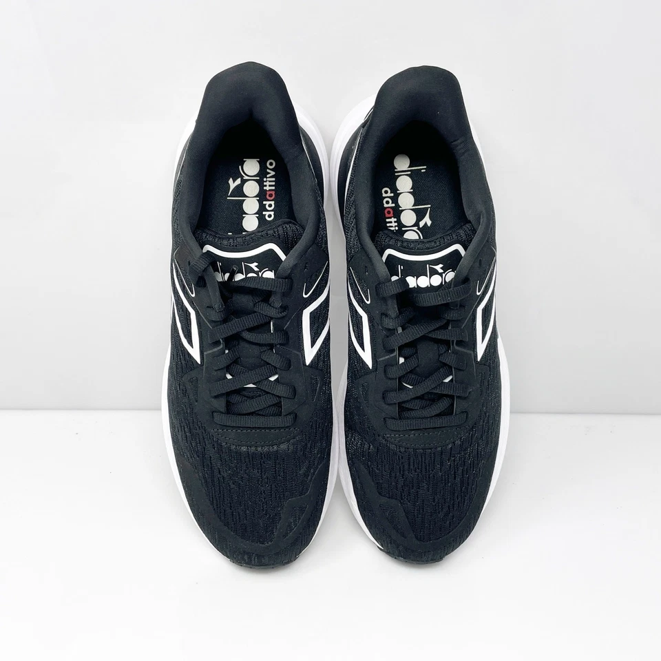 Diadora Womens Nucleo 2 C0641 Black Running Shoes Sneakers Size 10.5 - Image 4 of 4