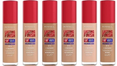 Rimmel lasting finish 35hr foundation, Full Coverage, SPF20 - Chose your shade