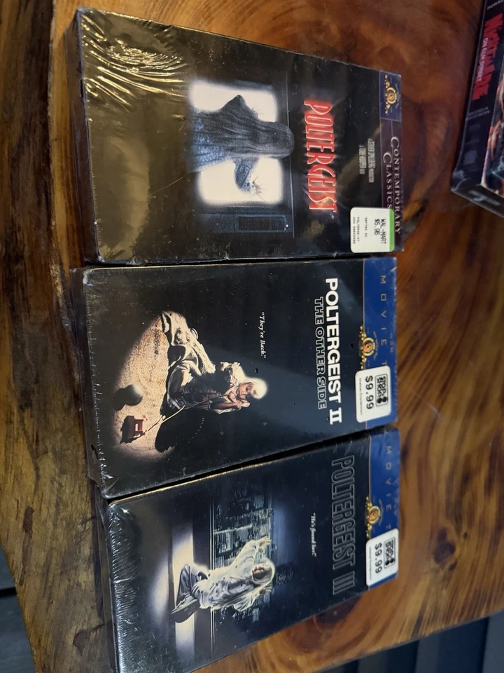 Poltergeist 1 , 2 And 3 VHS Sealed Lot - Image 2 of 4