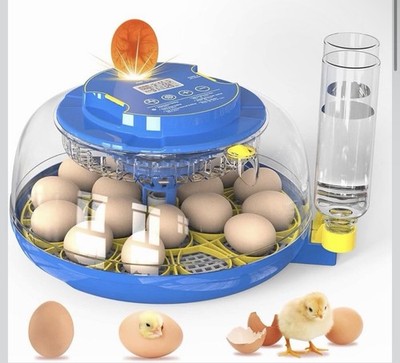 18 Egg Incubator Automatic Turner Humidity Control Chicken Duck Quail Brand New