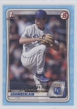 2020 Bowman Draft Sky Blue Border 284/499 Christian Chamberlain #BD-84 0wr9