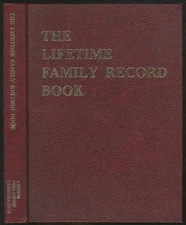 Sidney R SALTZ / The Lifetime Family Record Book 1980