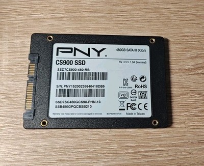 PNY 480GB SSD mit Windows 11 Pro! - Festplatte 2,5'' Zoll | Laptop Fit