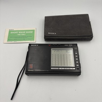 SONY ICF-7700 RADIO 15 BANDS FM/LW/MW/SW PLL SYNTHESIZED RECEIVER READ