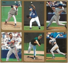 Various Inserts from Different Baseball Card Sets (Donruss,Fleer and Playoff)