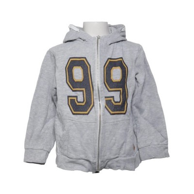 77 Kids, Kapuzenpullover, Größe: 140, Grau, Baumwolle/Viskose, Print, Sweat #35t