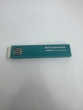 Vintage Berol Turquoise Eagle Drawing Leads #2375 5H