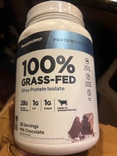 Transparent Labs 100% Grass Fed Whey Protein Isolate🍫 Milk Chocolate 25 Serving