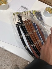 JOB LOT x100 Dog collars leather for Strong Dogs 16-20 inch Wholesale