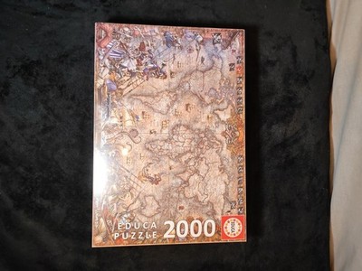 Educa Piraten Weltkarte 2000 Stück Puzzle Neu in versiegelter Verpackung