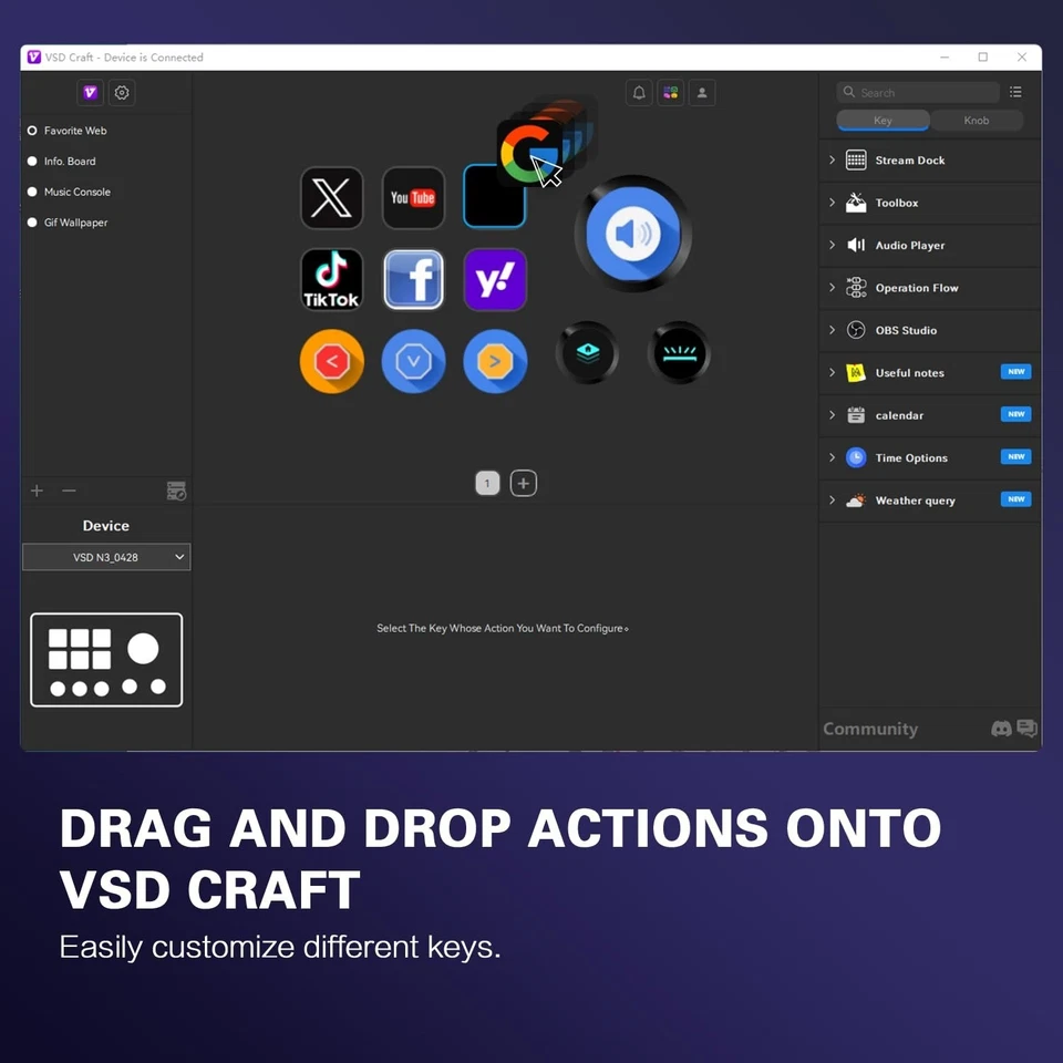 TreasLin Stream Controller Deck with12 Customizable Macro Keys to Trigger Action - Image 2 of 2