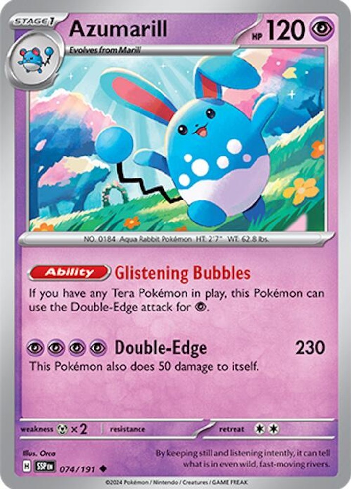 LP - Azumarill SSP - 074/191 Surging Sparks