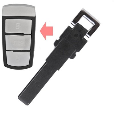 Notschlüssel für VW Passat B6 3C B7 CC Autoschlüssel Zünd Schlüssel Smartkey