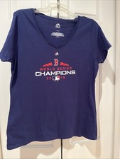 BOSTON      RED SOX Wm-L 2018 World Series Champions   Loyal Fan T-shirt EUC