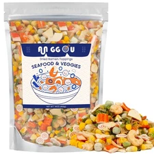 Vegetable Ramen Toppings Mix 14Oz, 12 Ingredient Dried Veggie Blend