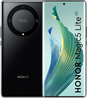 Honor Magic 5 Lite 256GB Dual-SIM midnight black Smartphone Gut   Refurbished