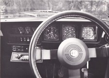 1984 ALFA ROMEO ALFETTA GTV6 FACIA PHOTOGRAPH.