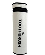 TOOTHBRUSH TRAVEL CASE, CREAM
