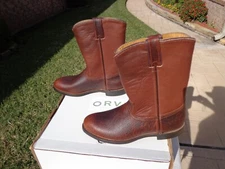 Roper Boots - Roping Boots - Buffalo Hide - Orvis - Men's Size 9 - NIB
