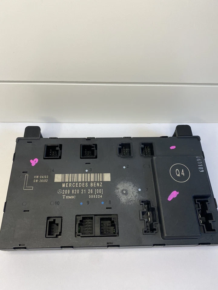 03-09 MÓDULO CONTROL PUERTA IZQUIERDA MERCEDES W209 CLK320 CLK550 CLK55 2098202126 Foto 4 de 4