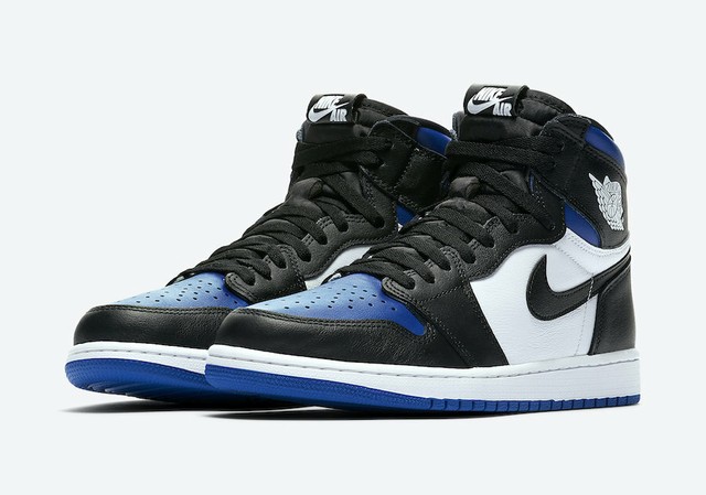 black and blue jordan 1