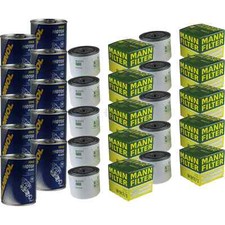 10x Original MANN Ölfilter W 917/1 + 10x SCT Motor Flush Motorspülung