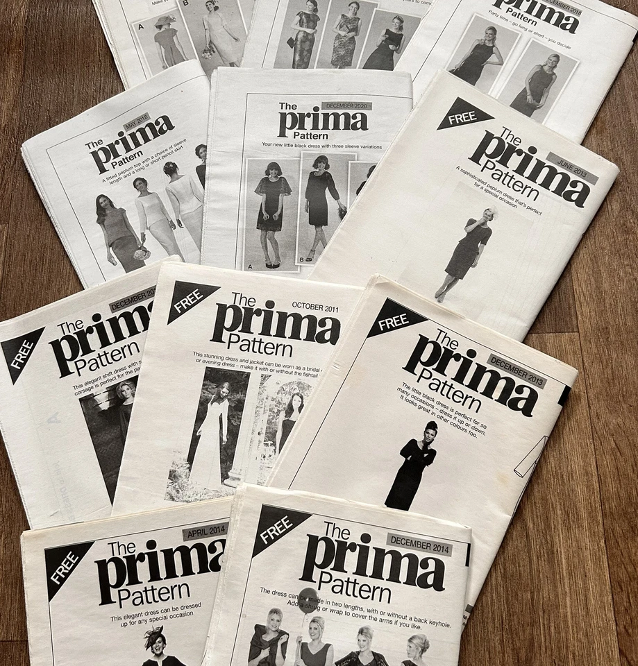 Sewing Pattern Bundle Prima Uncut And Unused Special Occasion Pattern Size 10-20 - Image 4 of 4
