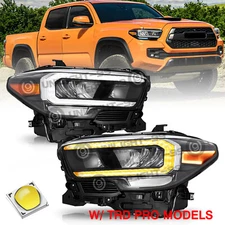 For 2020-2023 Toyota Tacoma Full LED TRD/PRO Headlights Headlamps L+R