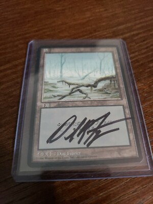 MTG MOX SAPPHIRE Sketch Dan Frazier Alter Art PROOF Magic Sign