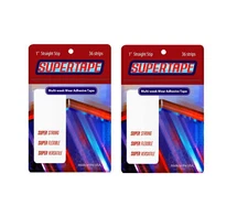 SUPERTAPE STRAIGHT STRIP 1" X 3" DOUBLE SIDED ULTRA HOLD TAPE LACE WIG 2 PACKS