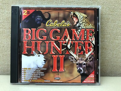 Cabela's Big Game Hunter II (PC CD-ROM) Video Game.