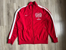 ARSENAL LONDON FOOTBALL JACKET 2012/2014 SOCCER NIKE 125 YEARS ENGLAND size XL