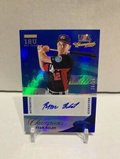 Ryan Boldt 2013 USA Certified Champions Blue Auto #27 Tampa Bay Rays /25