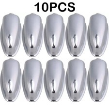 10PCS Triangle Alloy Silver Single End Snare Drum Lugs for or Tom Drum Snare