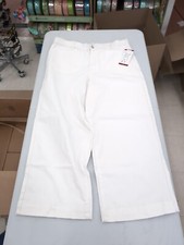 Jessica Simpson Ladies Cropped Wide Leg Jean White Size 14 AM22