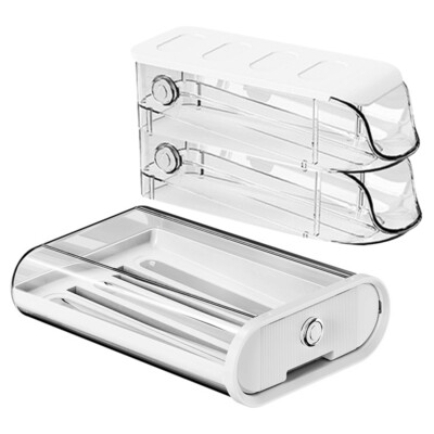 Egg Container Chicken Egg Storage Container Reusable Automatic Rolling Egg Tray 