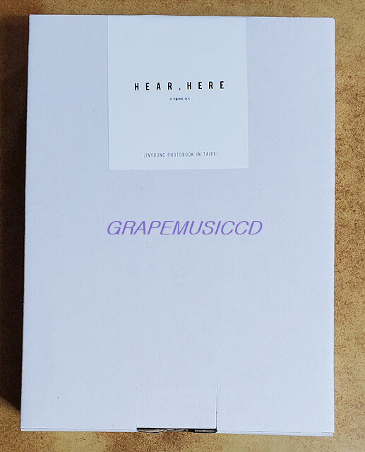 GOT7 JINYOUNG PHOTO BOOK IN TAIPEI HEAR , HERE CONCEPT STORE GOODS