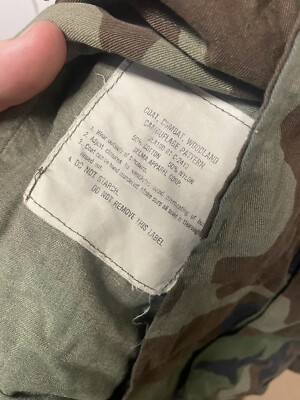 USGI 1981 White Label Woodland M81 BDU Jacket Small Regular | eBay